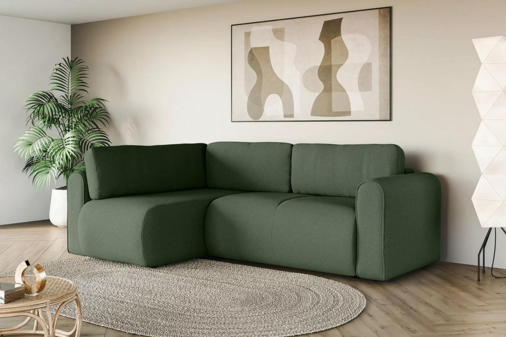 INOSIGN Ecksofa "Ecksofa Zacharia wahlweise mit Bettfunktion, BxTxH 250x166 günstig online kaufen