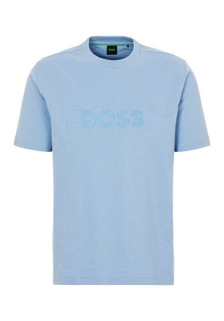 BOSS GREEN T-Shirt Tee DropNeedle mit doppeltem BOSS-Logo günstig online kaufen