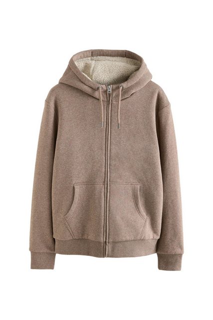 Next Kapuzenfleecejacke Teddyfell-Kapuzenjacke mit Reißverschluss (1-St) günstig online kaufen