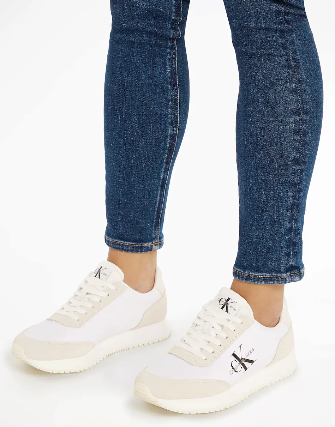 Calvin Klein Jeans Sneaker "RETRO RUNNER LOW LACE NY ML", Freizeitschuh, Ha günstig online kaufen