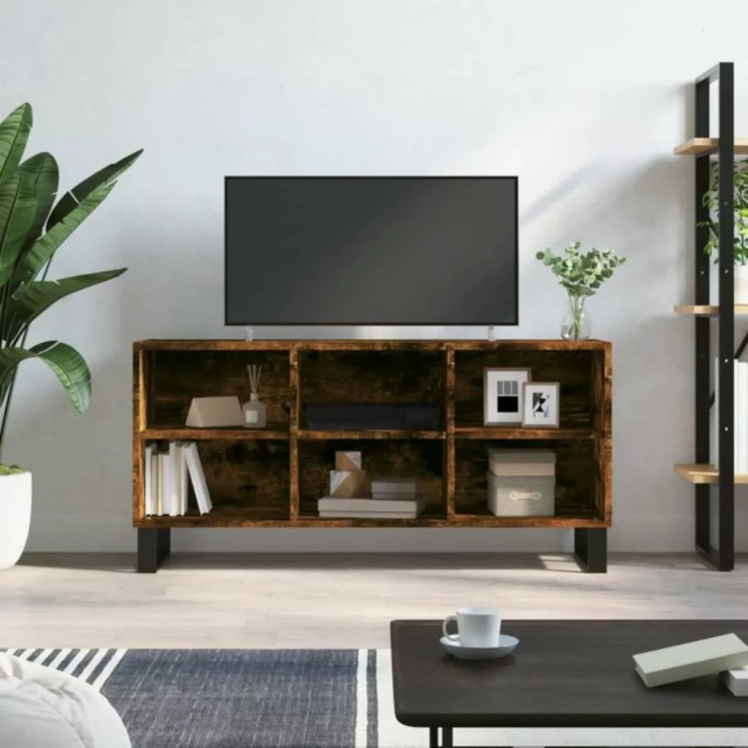 vidaXL TV-Schrank TV-Schrank Räuchereiche 103,5x30x50 cm Spanplatte günstig online kaufen