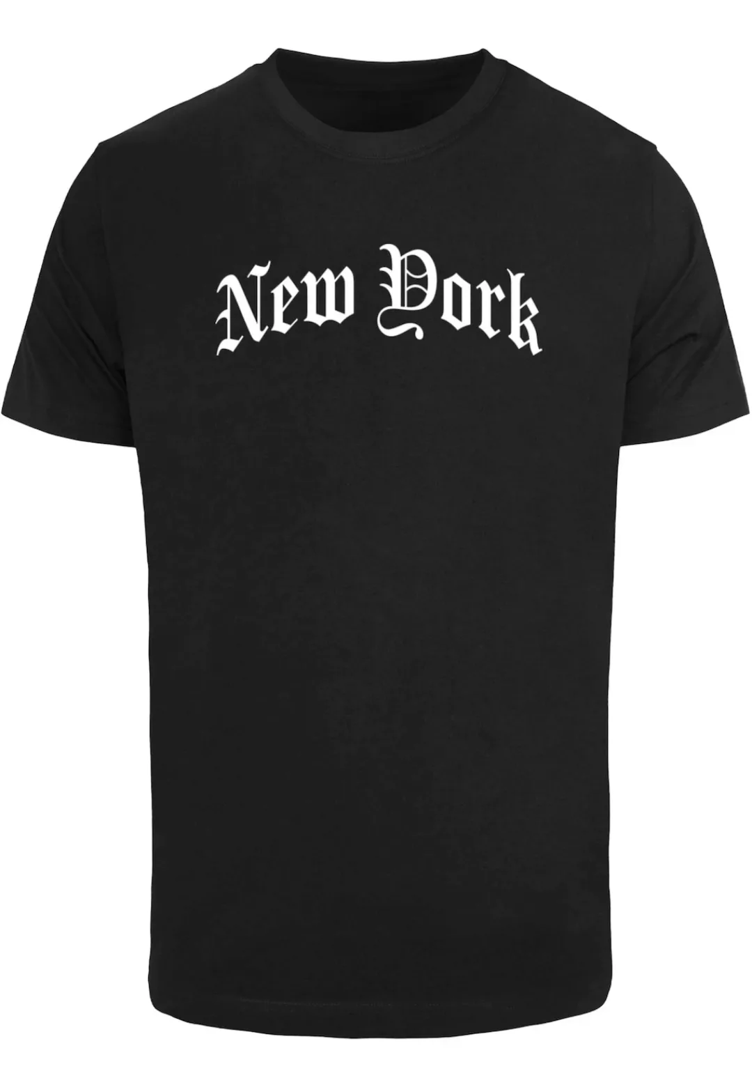 MisterTee T-Shirt "MisterTee Herren New York Wording Tee" günstig online kaufen