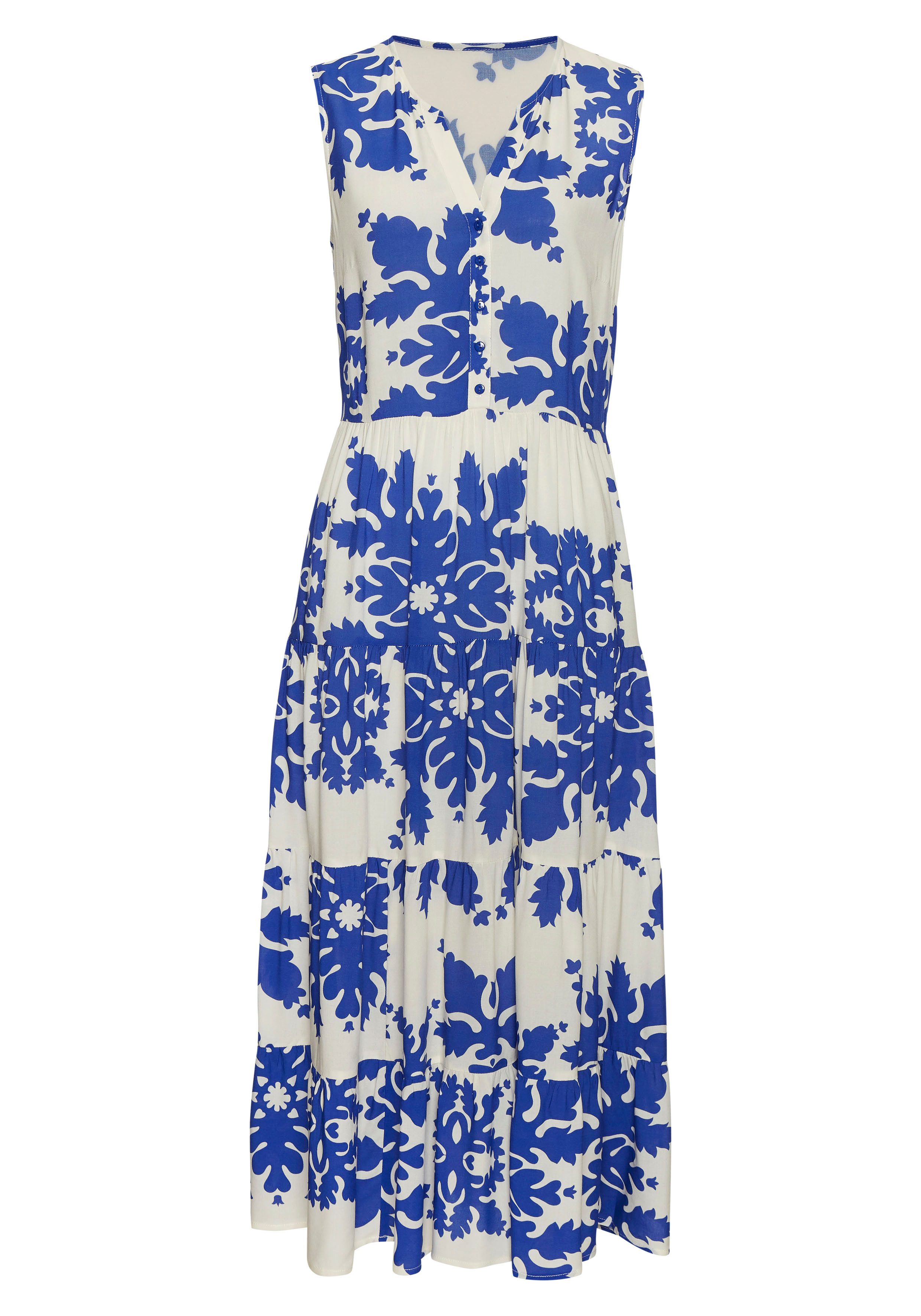 Vivance Maxikleid, mit Volants, Sommerkleid günstig online kaufen