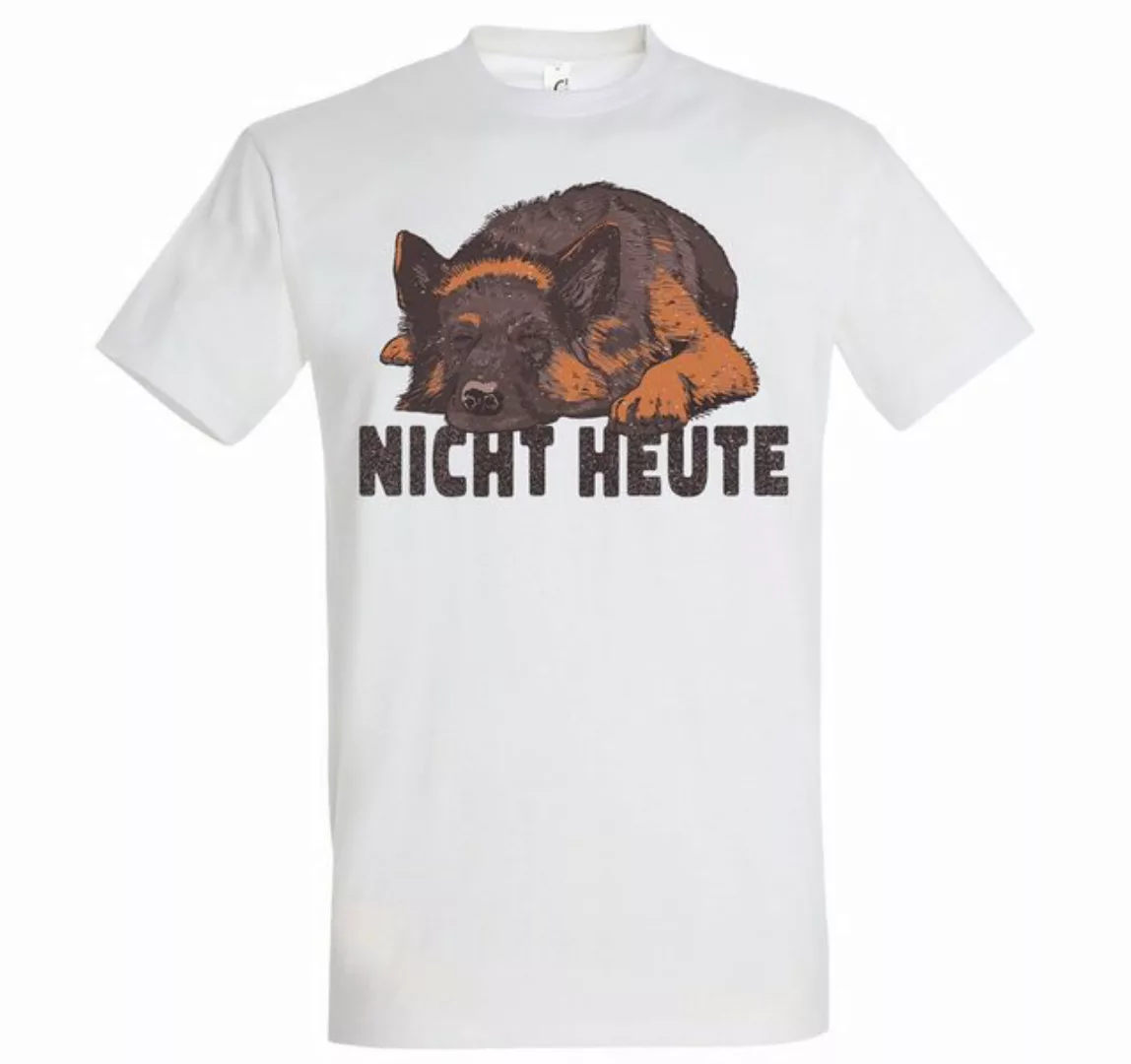 Youth Designz T-Shirt Hund Nicht Heute Herren T-Shirt mit Trendigem Frontdr günstig online kaufen