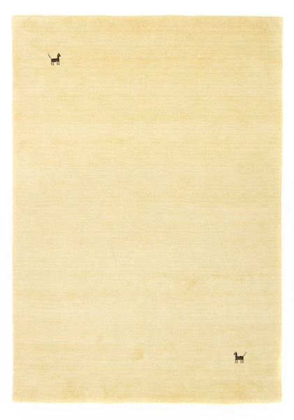 morgenland Wollteppich »Gabbeh Teppich handgewebt beige«, rechteckig, Kurzf günstig online kaufen