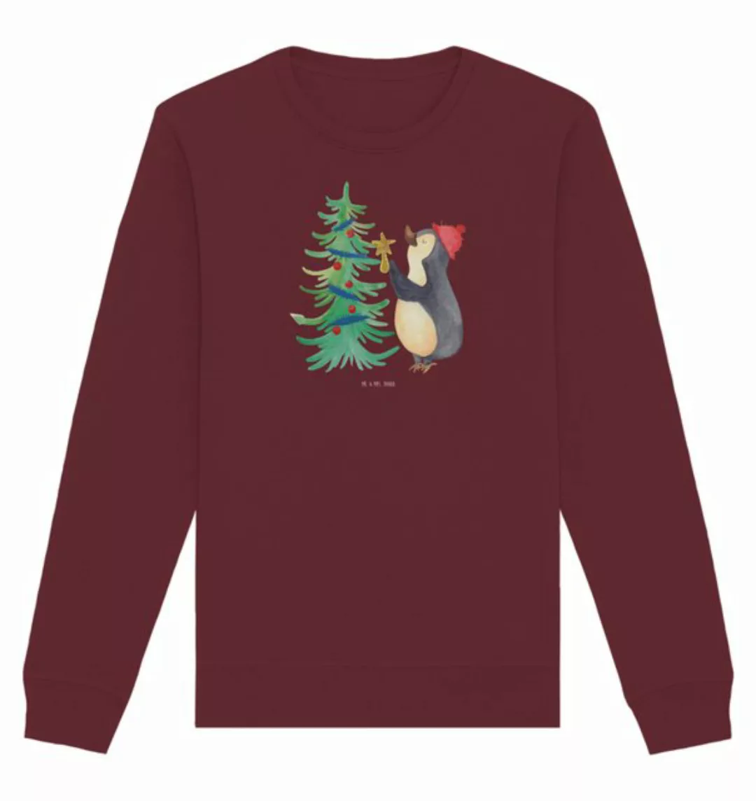 Mr. & Mrs. Panda Longpullover Pinguin Weihnachtsbaum Größe XXL - Burgundy - günstig online kaufen