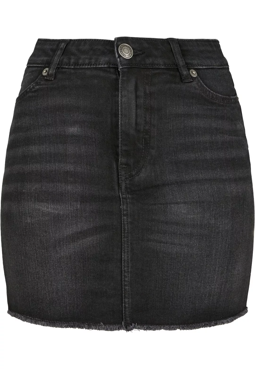 URBAN CLASSICS Jerseyrock "Urban Classics Damen Ladies Denim Skirt", (1 tlg günstig online kaufen