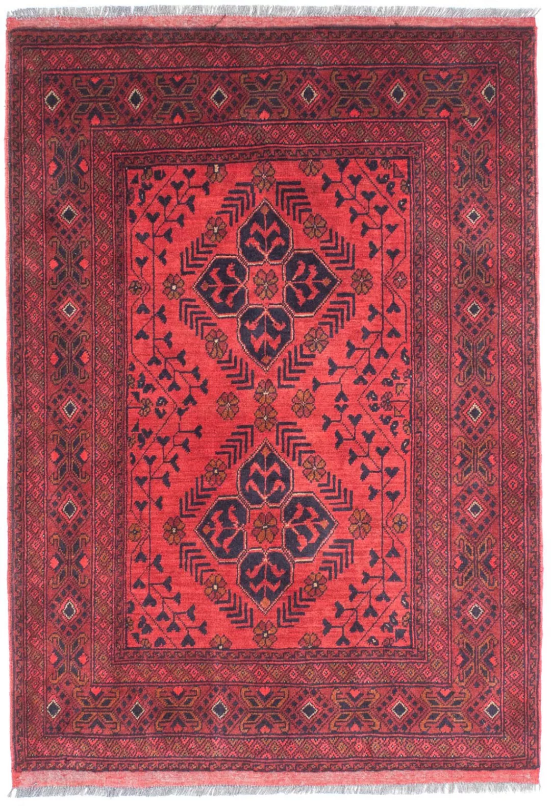 morgenland Orientteppich »Afghan - Kunduz - 146 x 104 cm - dunkelrot«, rech günstig online kaufen