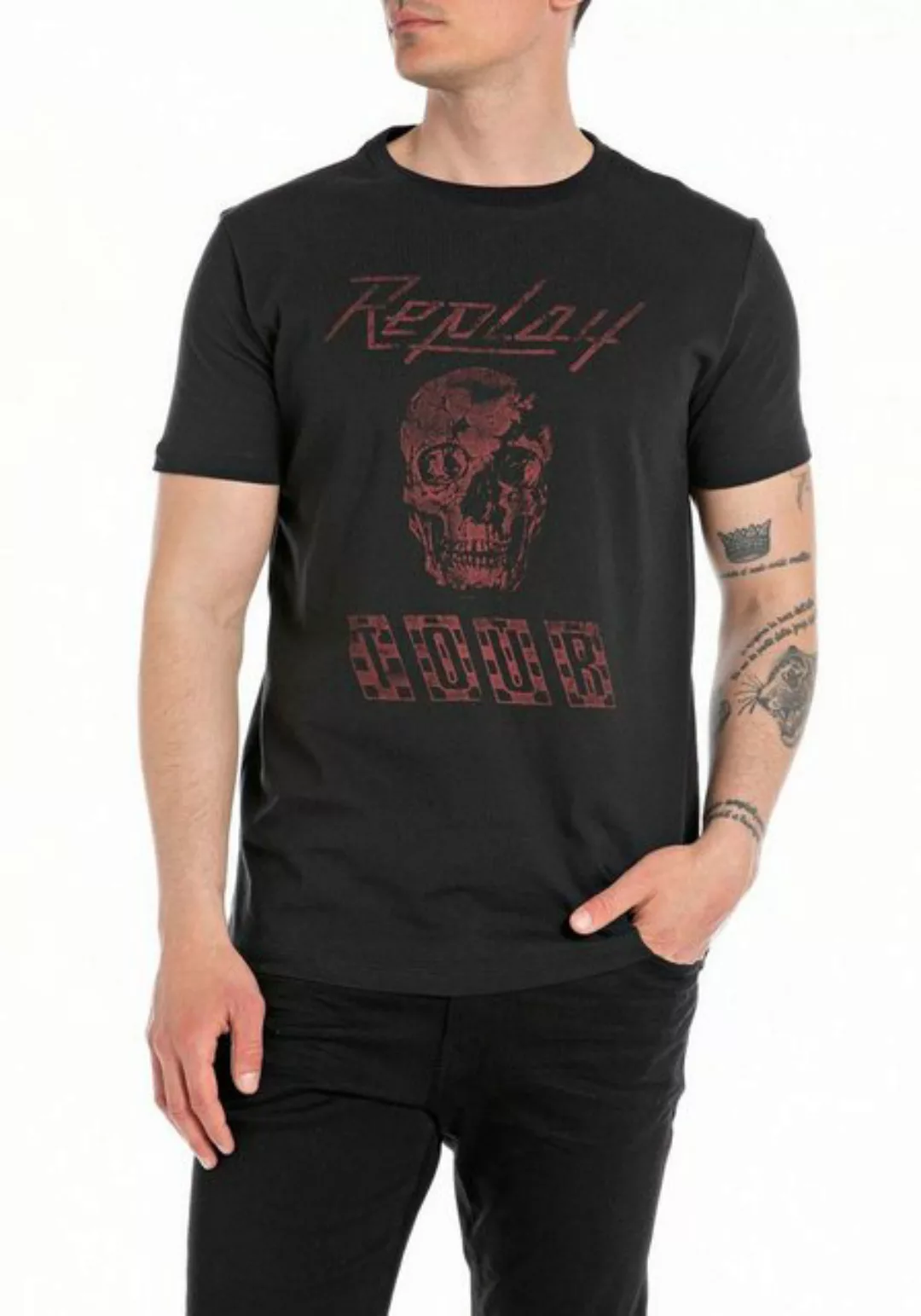 Replay Print-Shirt günstig online kaufen