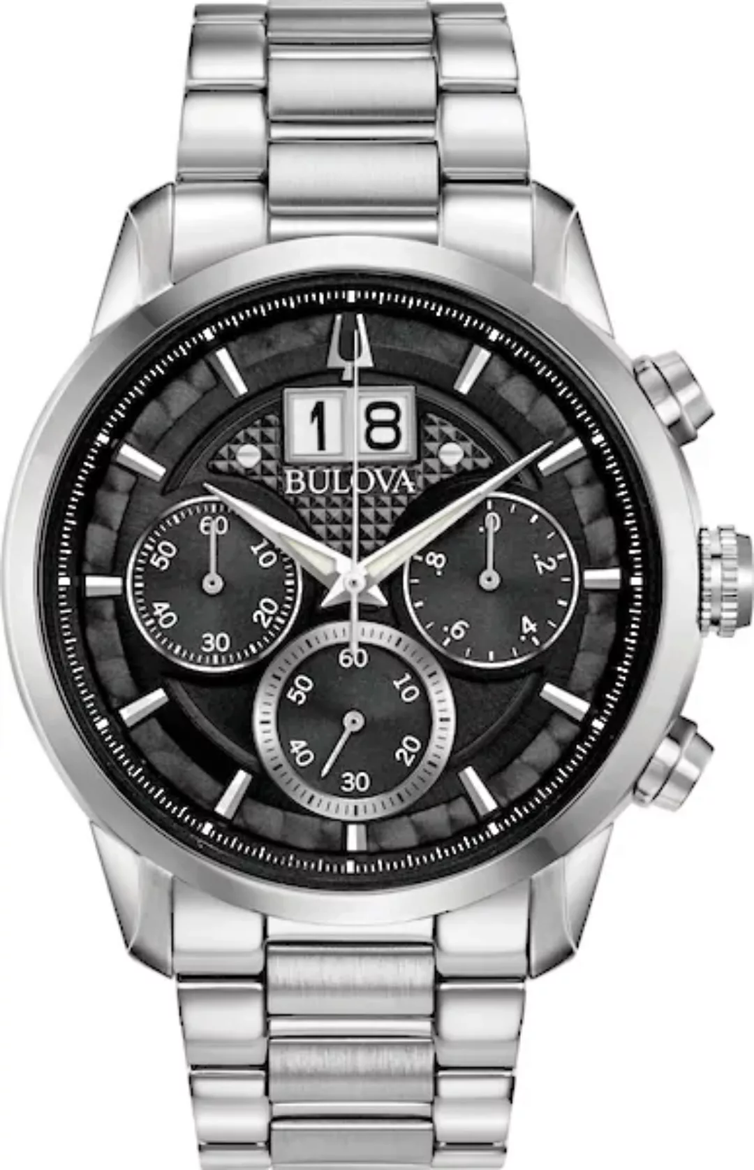 Bulova Chronograph »Sutton, 96B319«, Armbanduhr, Quarzuhr, Herrenuhr, Edels günstig online kaufen