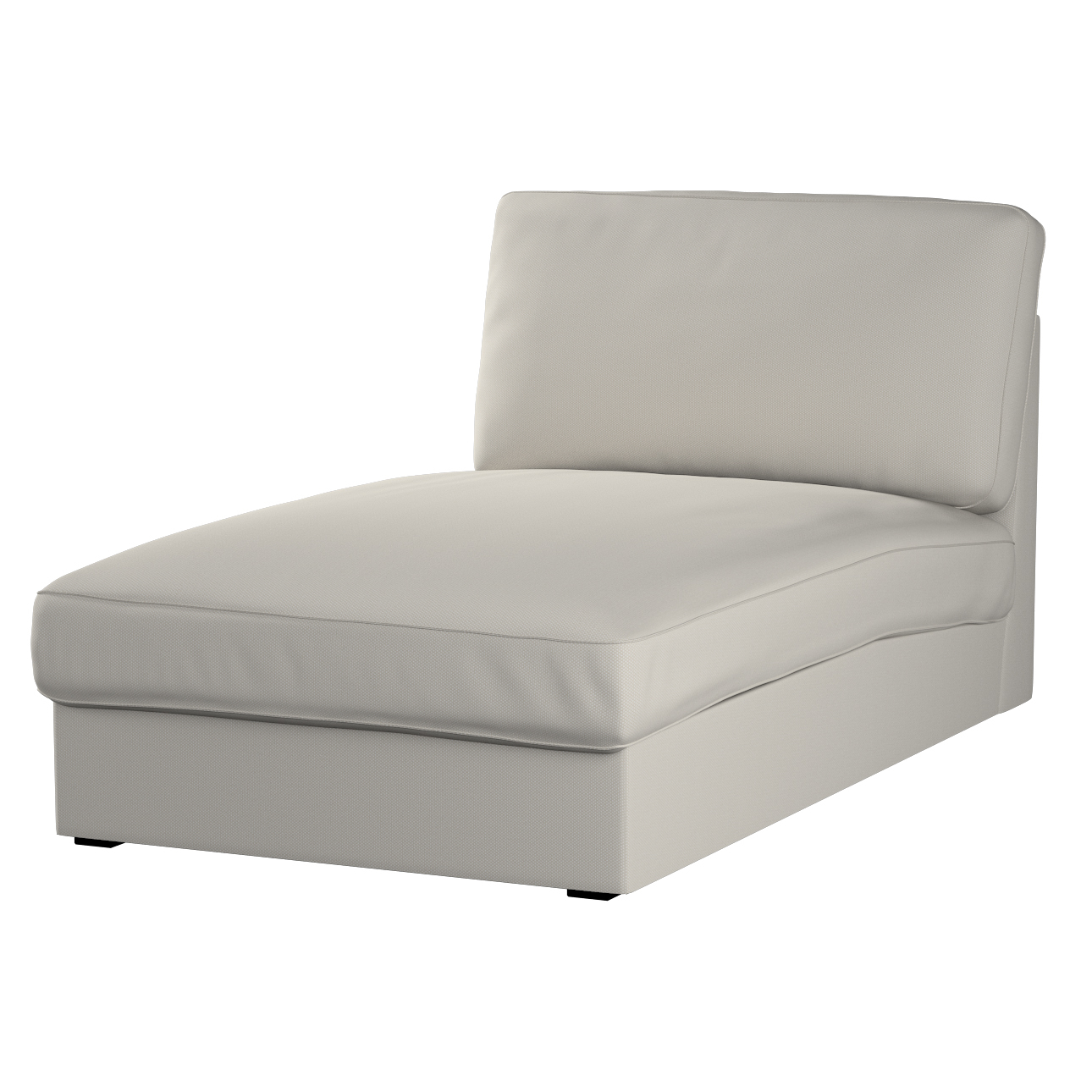 Bezug für Kivik Recamiere Sofa, grau, Bezug für Kivik Recamiere, Living II günstig online kaufen