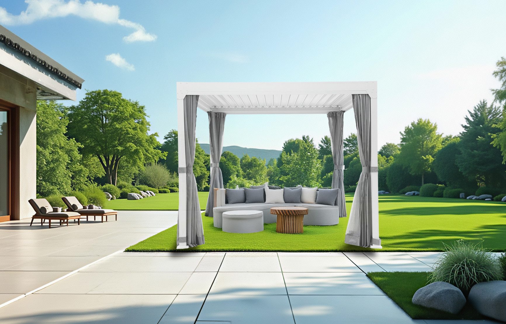 KONIFERA Pavillon "Palma", Pergola, mit Lamellendach günstig online kaufen