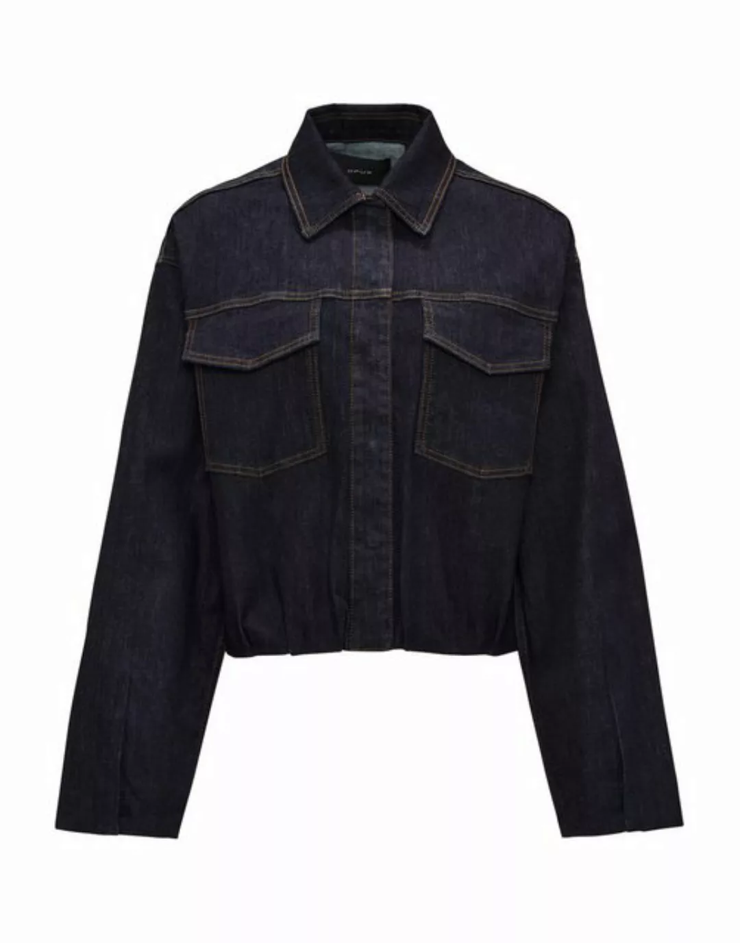 OPUS Jackenblazer Blouson JOKANA Loose aus Rinsed Denim günstig online kaufen