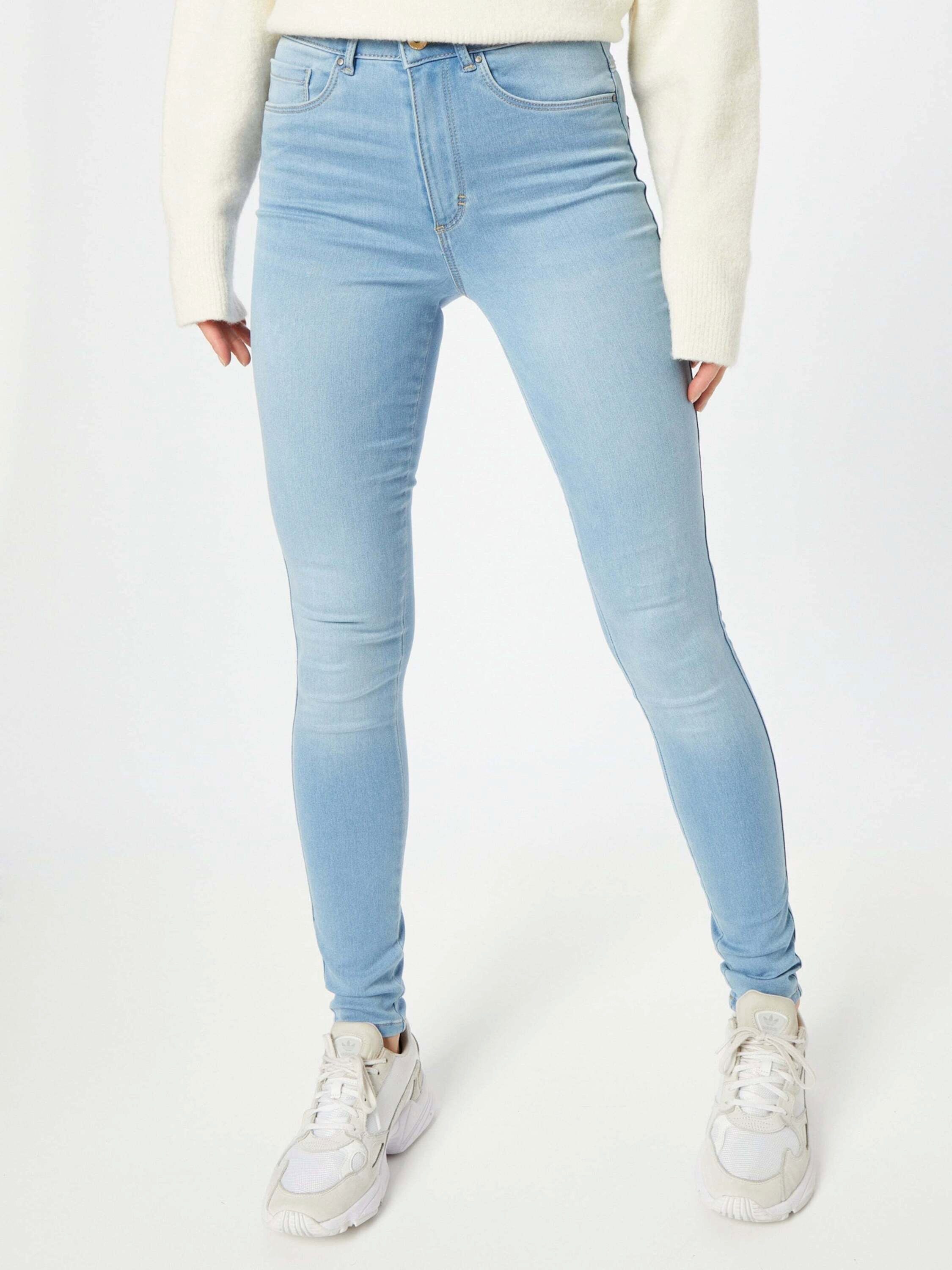 ONLY High-waist-Jeans "ONLROYAL – Skinny-Jeans mit hoher Taille und Abriebe günstig online kaufen