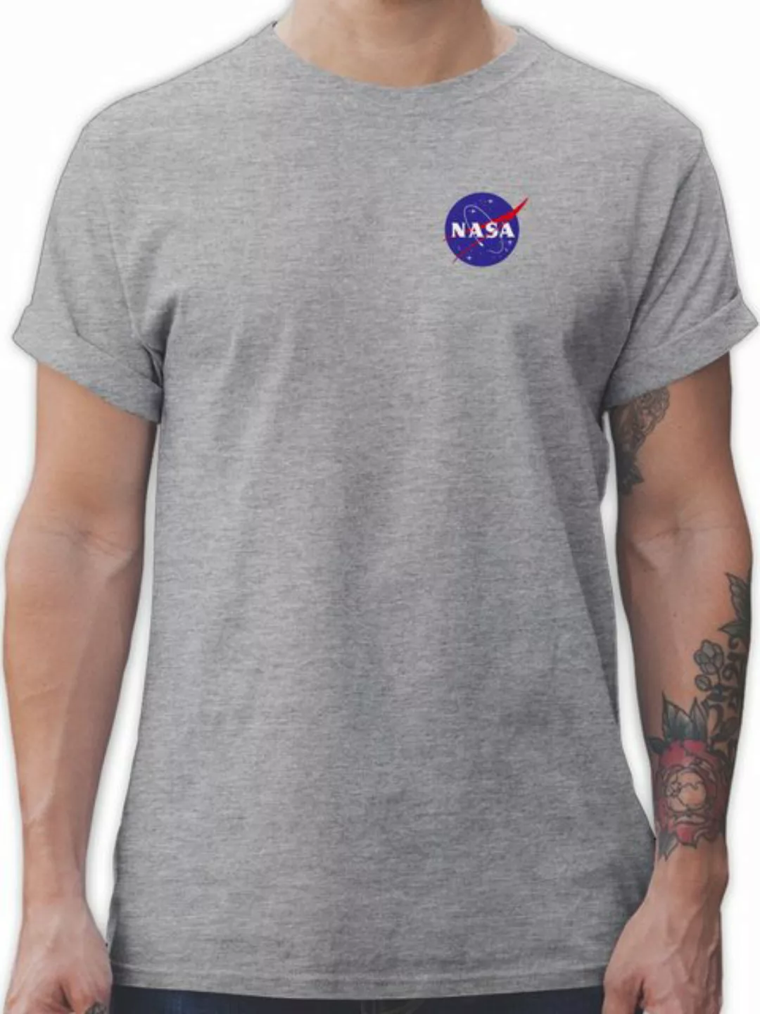 Shirtracer T-Shirt NASA Logo Space X Merchandise Weltraum Weltall Weltraum günstig online kaufen