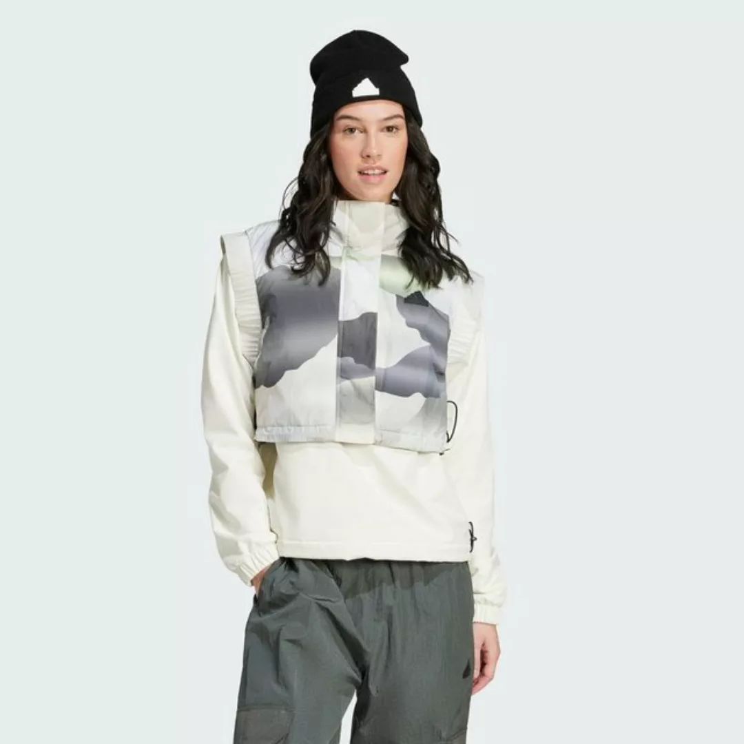 adidas Sportswear Sweatweste CITY ESCAPE CAMO PRINT CROP WESTE günstig online kaufen