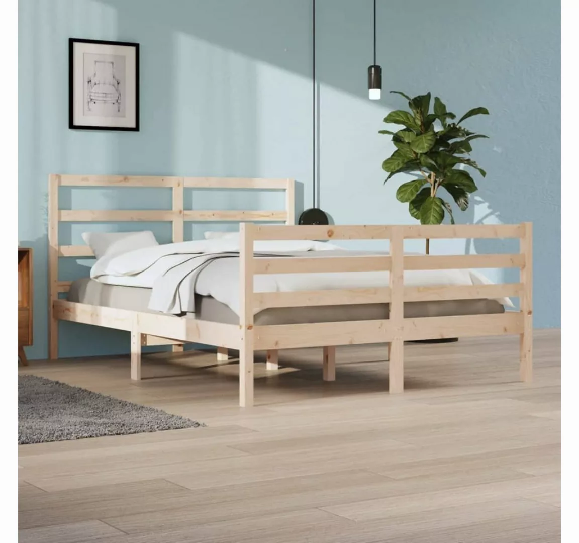 furnicato Bett Massivholzbett Kiefer 160x200 cm günstig online kaufen