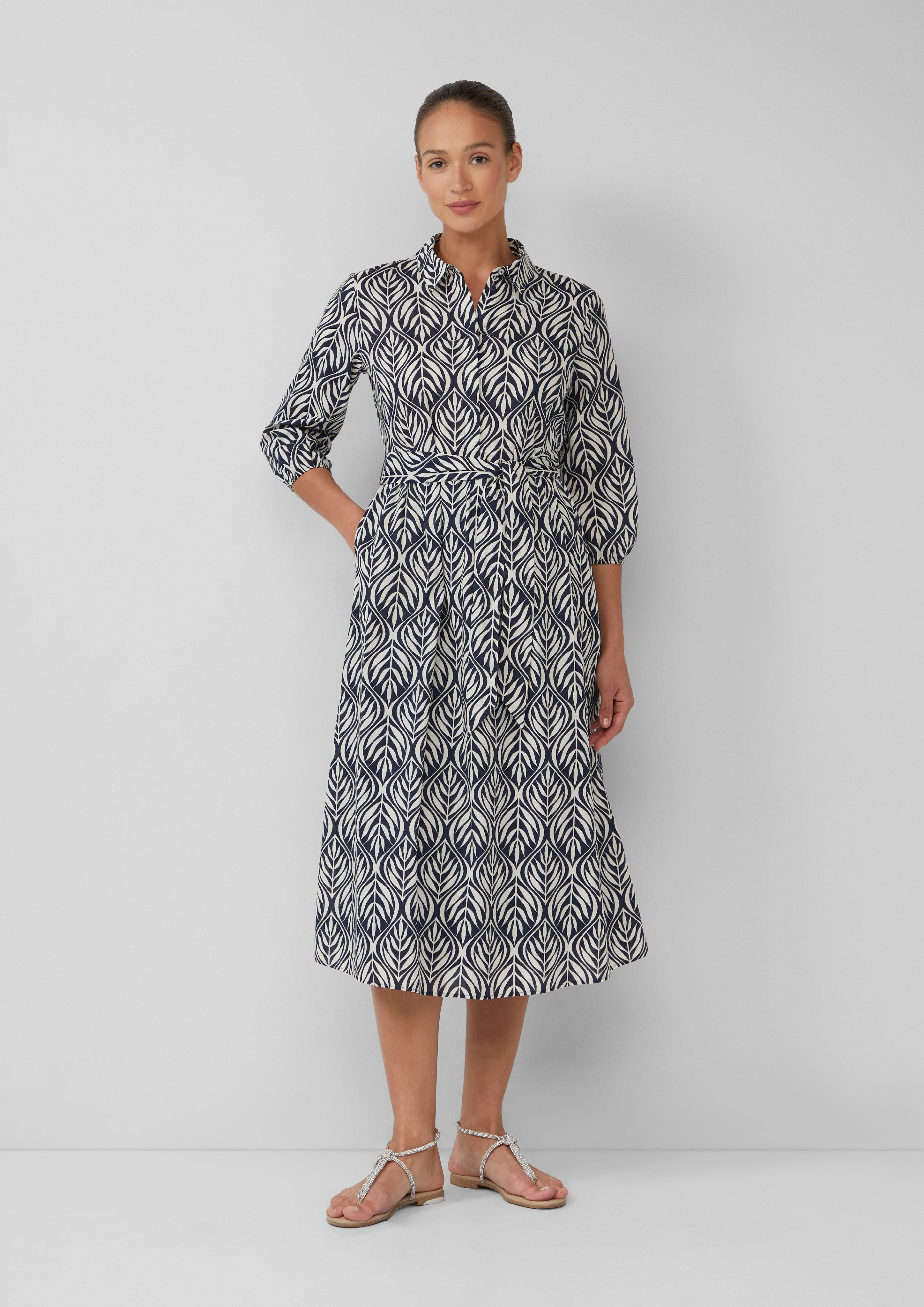 s.Oliver BLACK LABEL Maxikleid Hemdblusenkleid in günstig online kaufen