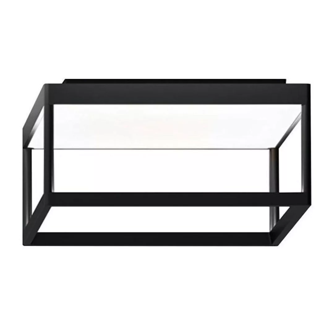 Serien - Reflex² 150 M LED Deckenleuchte - schwarz/Strukturglas weiß/BxHxT günstig online kaufen