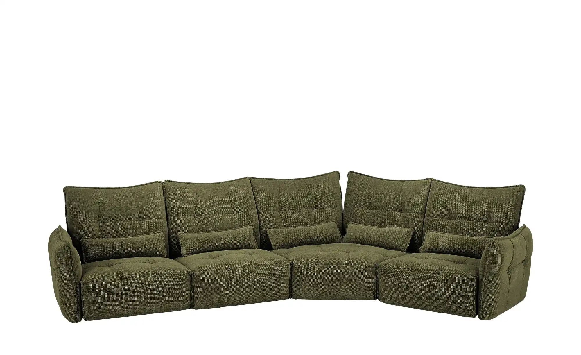 bobb Ecksofa  Jeaneva ¦ grün ¦ Maße (cm): B: 471 H: 101 T: 200 Polstermöbel günstig online kaufen