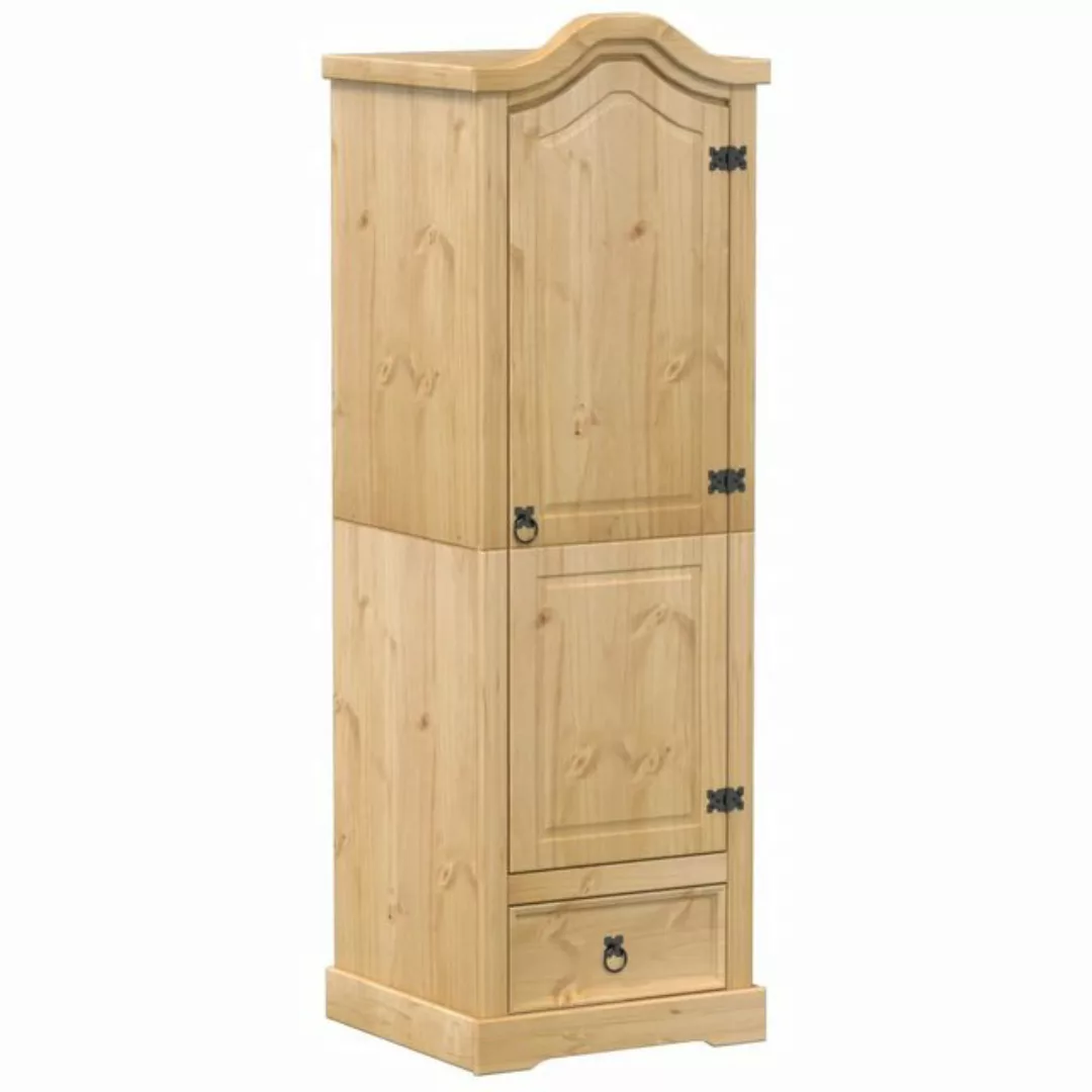 vidaXL Seitenschrank Kleiderschrank Corona 55x52x170 cm Massivholz Kiefer ( günstig online kaufen