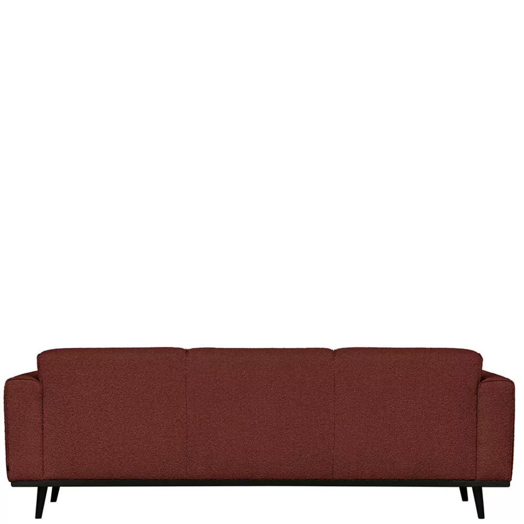 Stoff Sofa in Kastanienfarben 230 cm breit günstig online kaufen