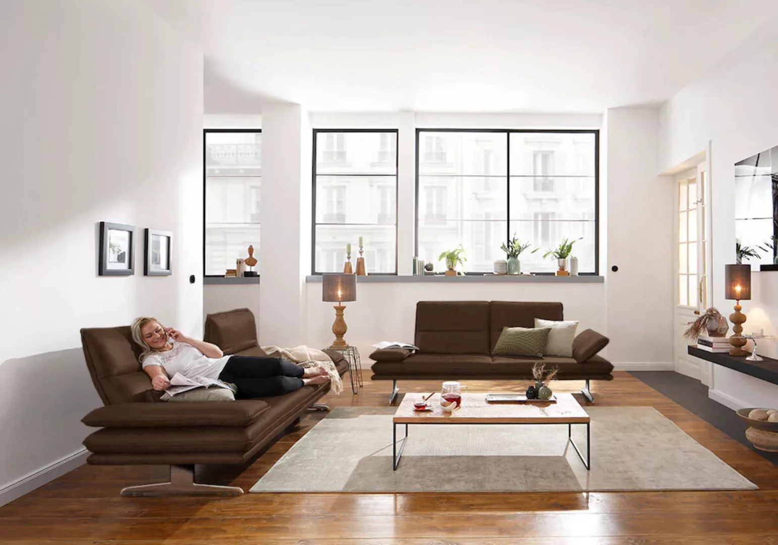 W.SCHILLIG 2,5-Sitzer "broadway Designsofa mit hohem Sitzkomfort", Sitztief günstig online kaufen