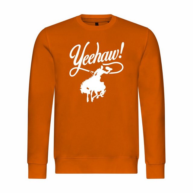 deinshirt Rundhalspullover Herren Sweatshirt Yeehaw Mit Print Motiv, Grafik günstig online kaufen