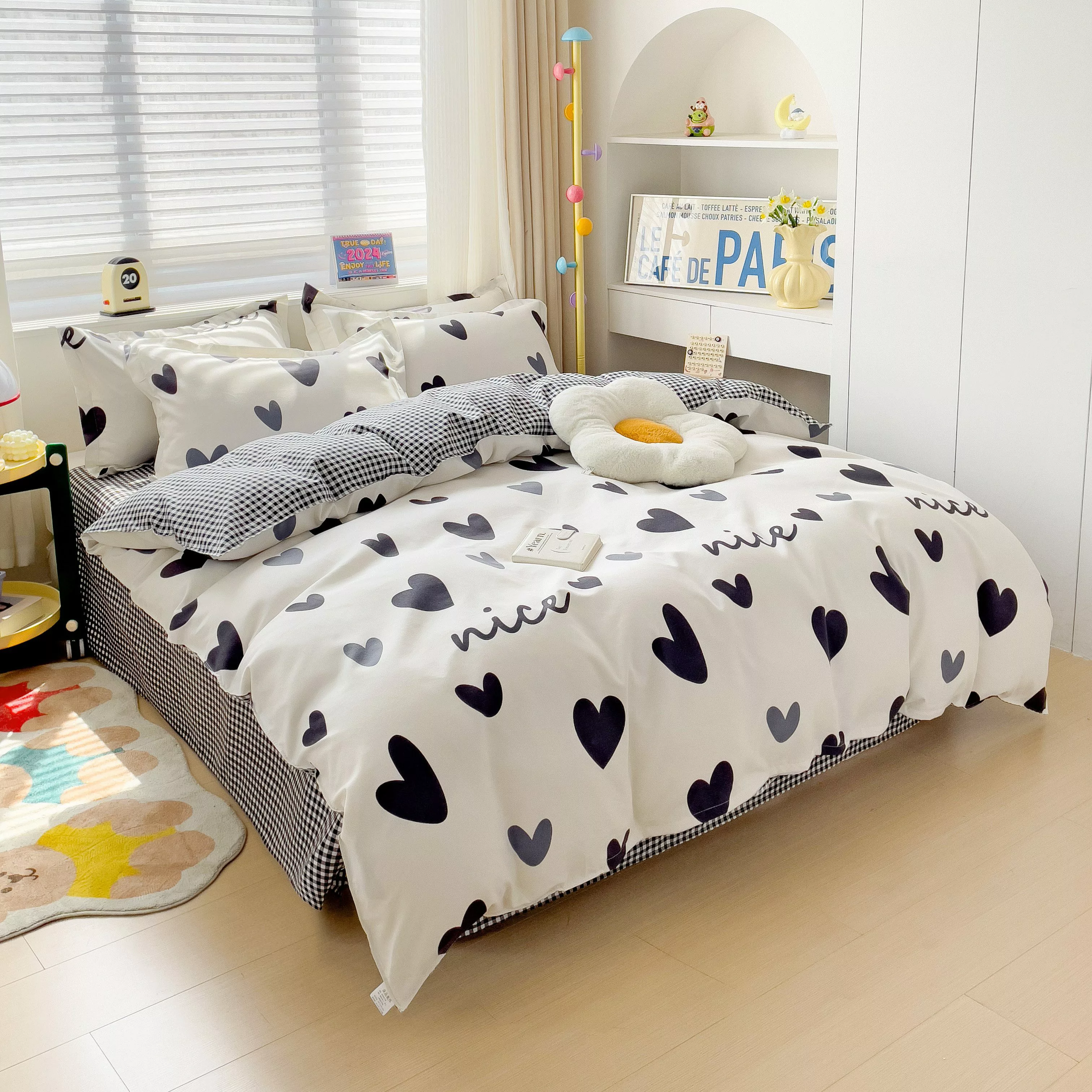 ibettertec Bettwäsche Bettbezug Set 135x200, 200x200 günstig online kaufen