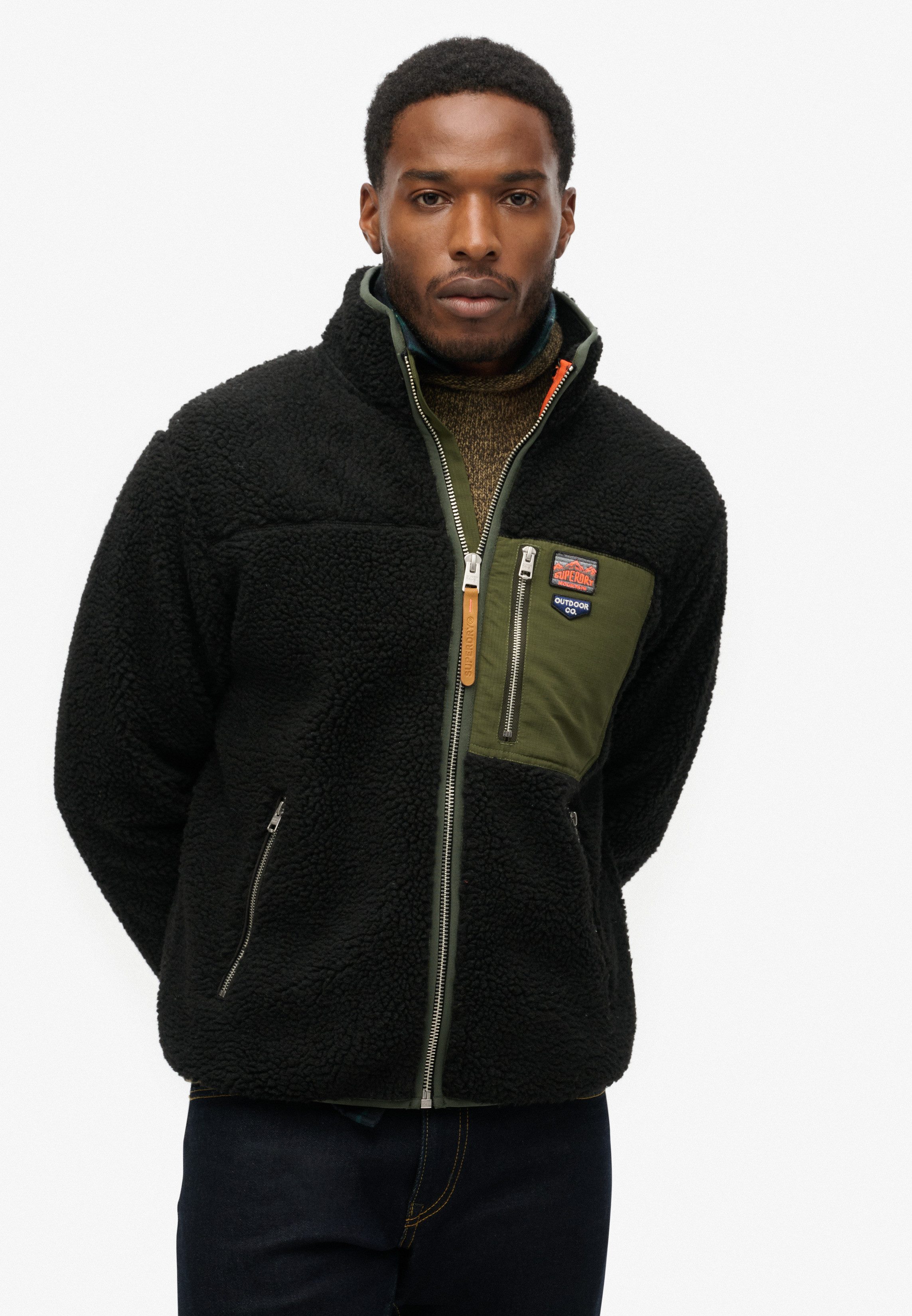 Superdry Fleecejacke VINTAGE RETRO FULL ZIP günstig online kaufen