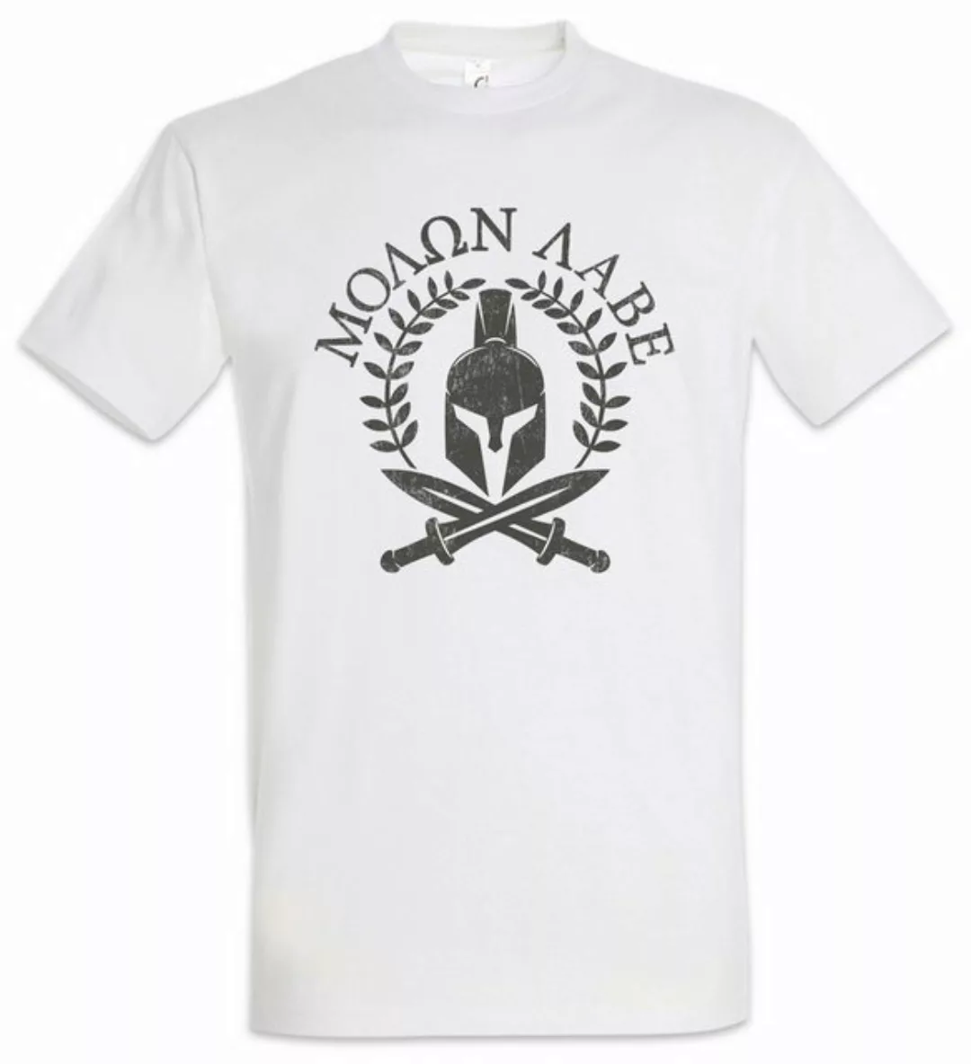 Urban Backwoods Print-Shirt Spartan Motto Herren T-Shirt Credo Sparta Spart günstig online kaufen