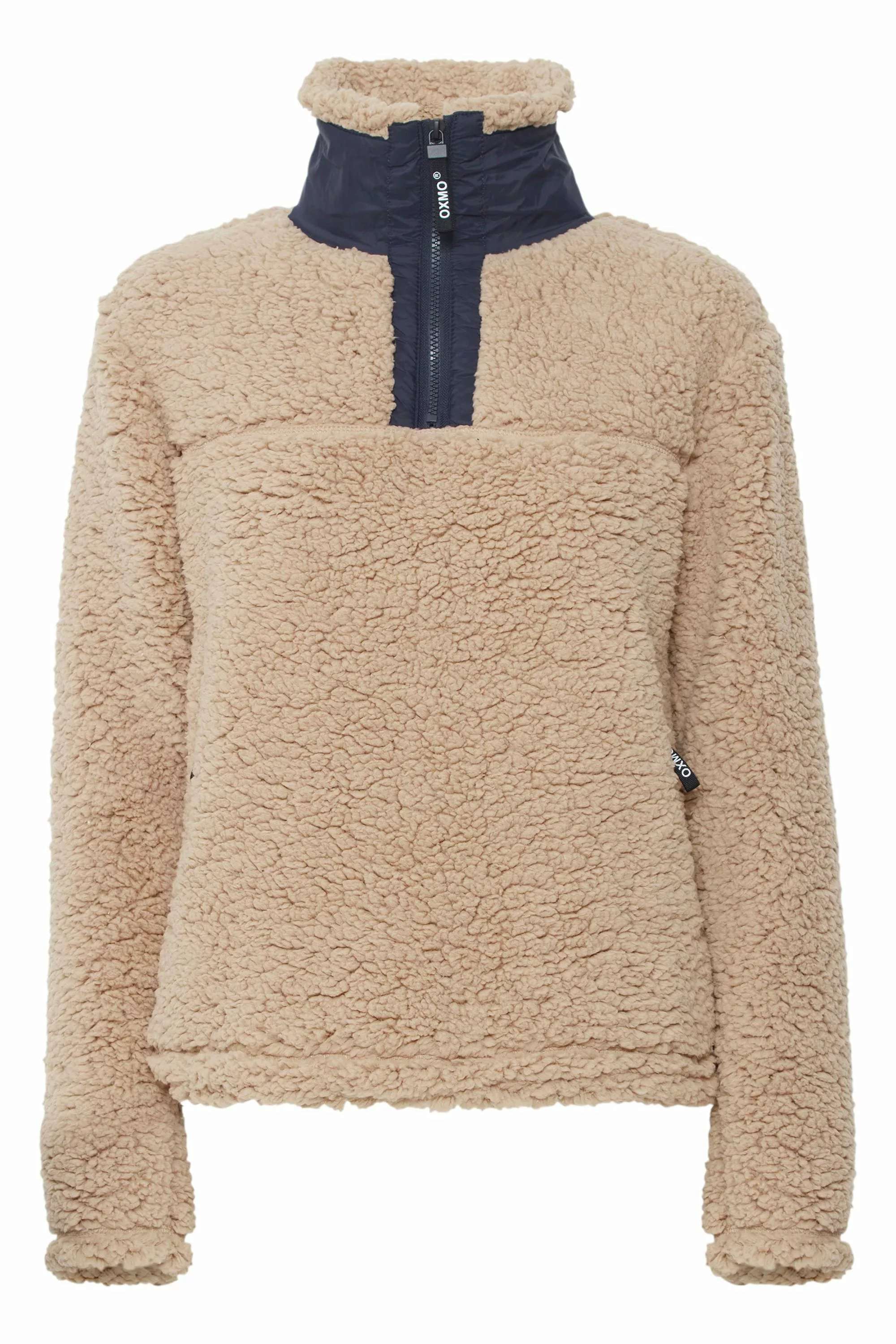 OXMO Troyer OXElina Teddypullover mit Stehkragen günstig online kaufen