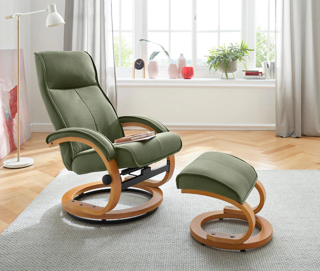 INOSIGN Relaxsessel »Lille, TV-Sessel, Sessel mit Hocker, Wohnzimmer,«, Sch günstig online kaufen