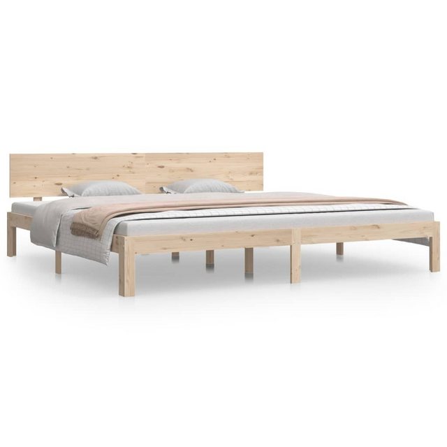 furnicato Bett Massivholzbett Kiefer 200x200 cm günstig online kaufen