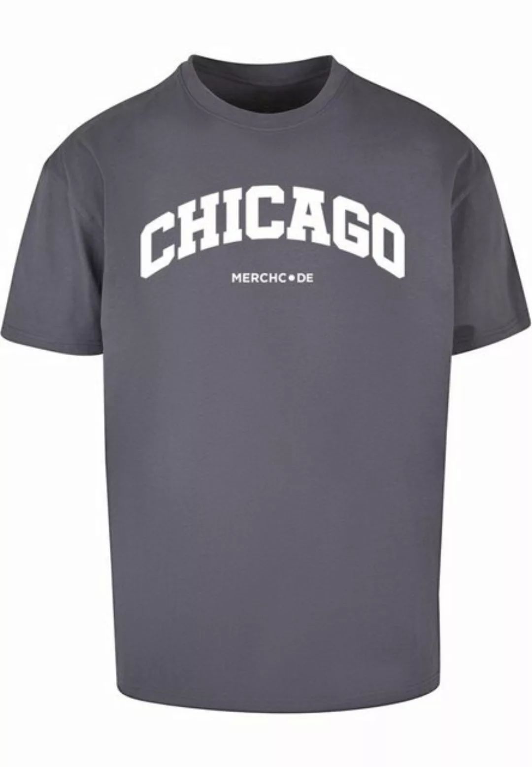 Merchcode T-Shirt Merchcode Herren Chicago Wording - Heavy Oversize Tee (1- günstig online kaufen