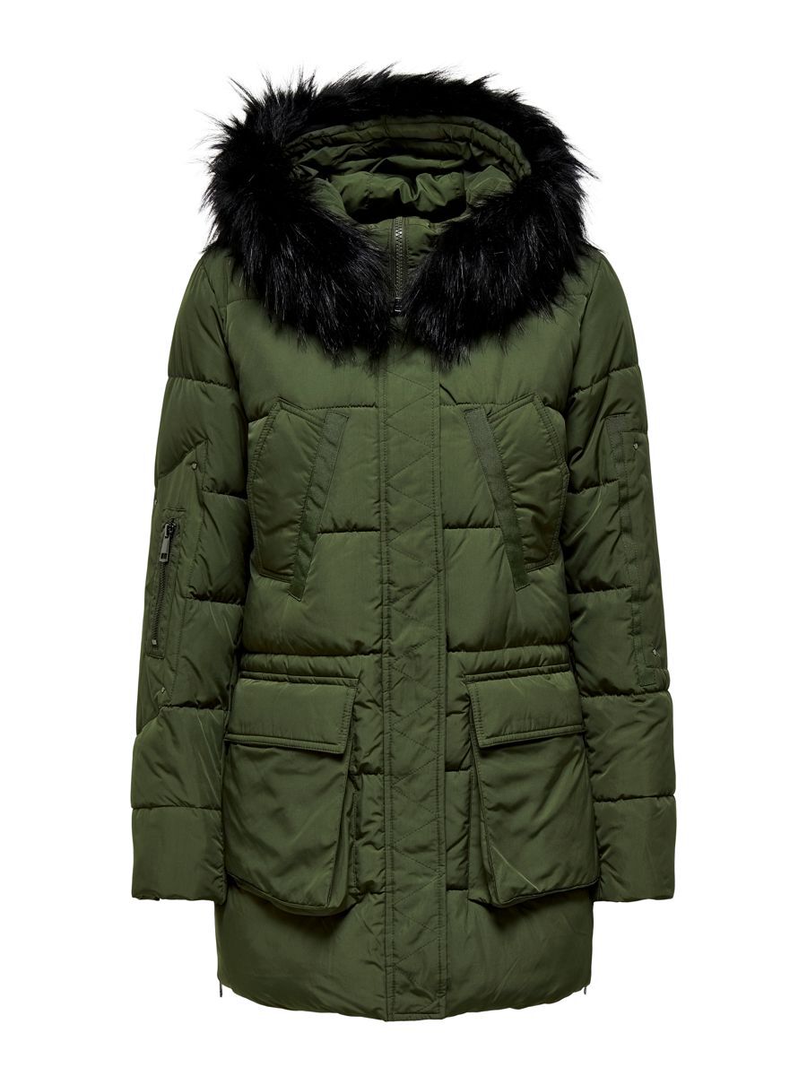 ONLY Stepp- Parka Damen Grün günstig online kaufen