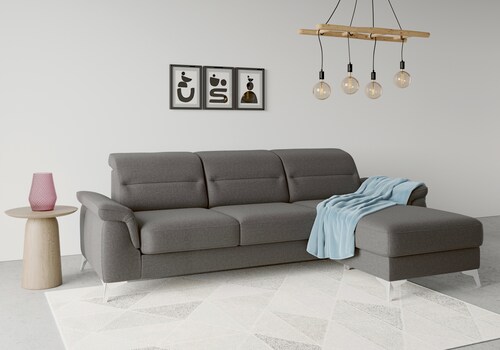 sit&more Ecksofa "Sinatra L-Form", mit Recamiere, optinal mit Kopfteilverst günstig online kaufen