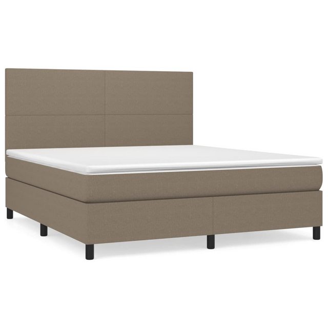 vidaXL Boxspringbett Bett Boxspringbett mit Matratze Stoff (160 x 200 cm, T günstig online kaufen