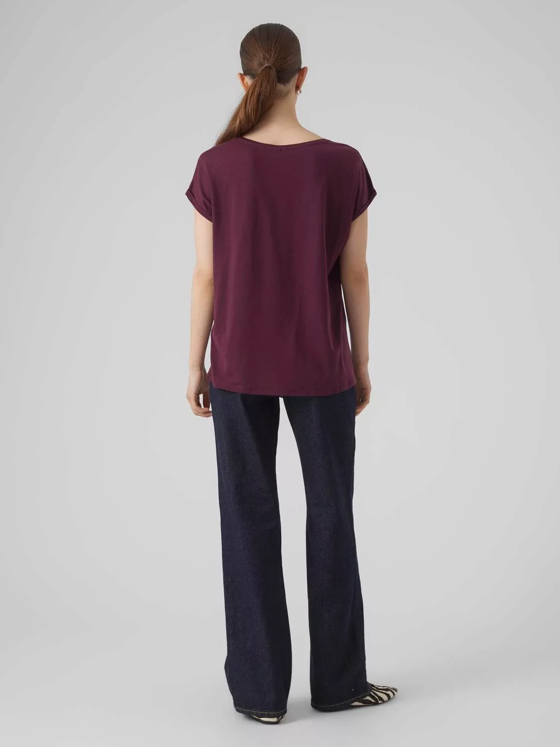 Vero Moda T-Shirt VMAva (1-tlg) Plain/ohne Details, Weiteres Detail günstig online kaufen