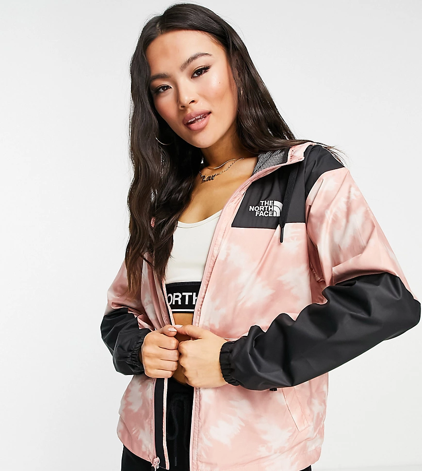 The North Face – Sheru – Jacke mit rosa Batikmuster, exklusiv bei ASOS-Neut günstig online kaufen