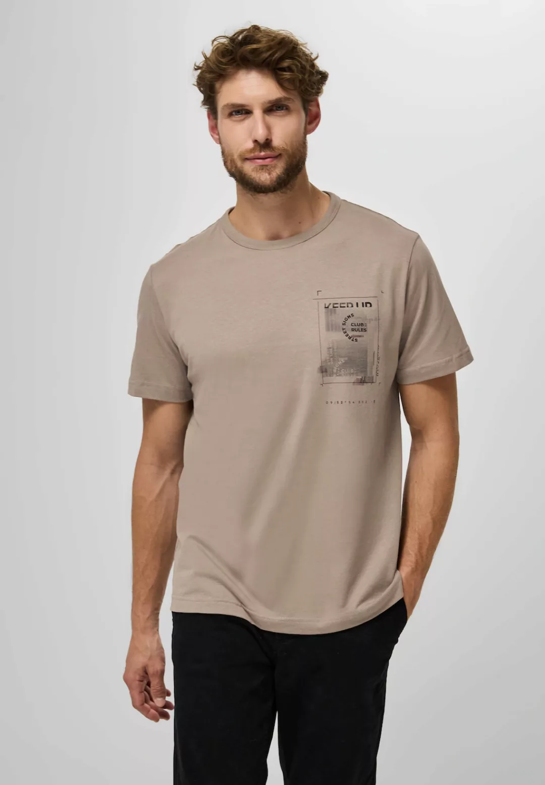 STREET ONE MEN T-Shirt, Jersey günstig online kaufen