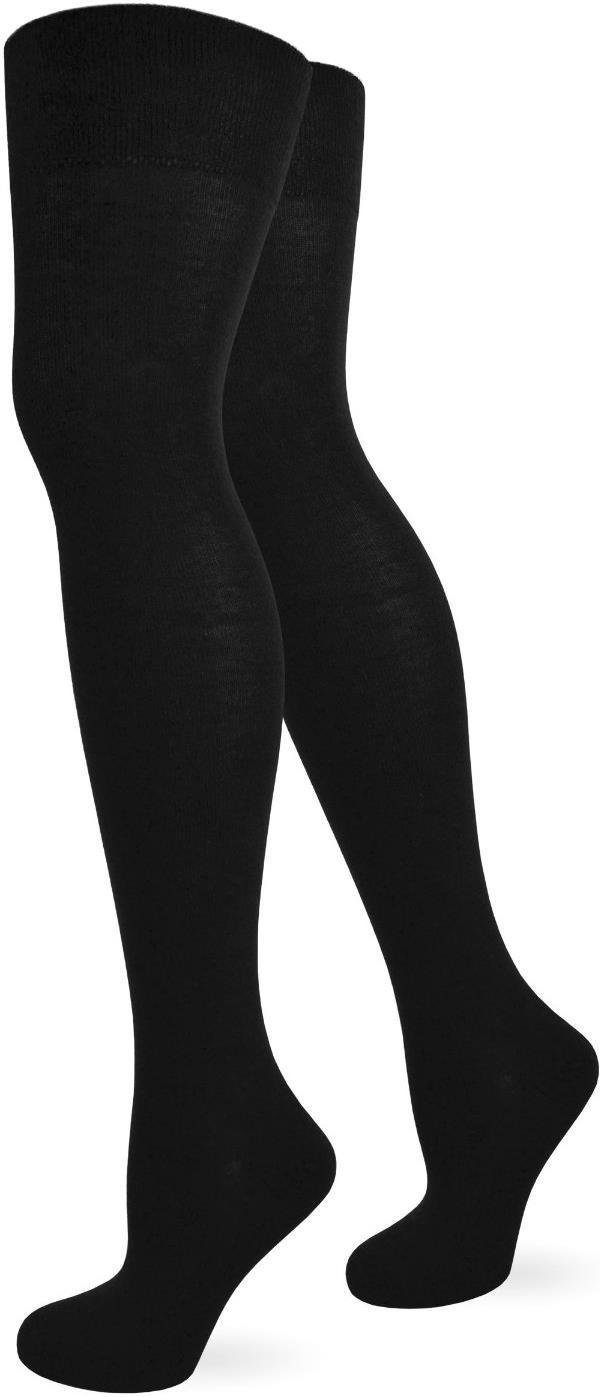 normani Overknees Overknees einfarbig Weicher Piquebund günstig online kaufen