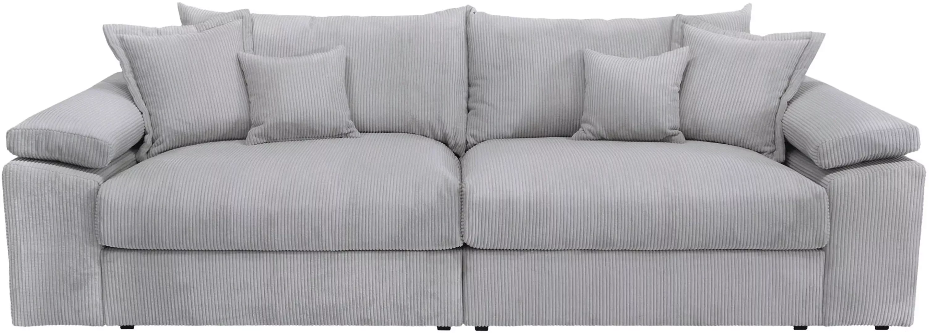 Home affaire Big-Sofa Soft&Cosy XL - Breite 246 cm, Mega-Sofa, in Cord, Fed günstig online kaufen