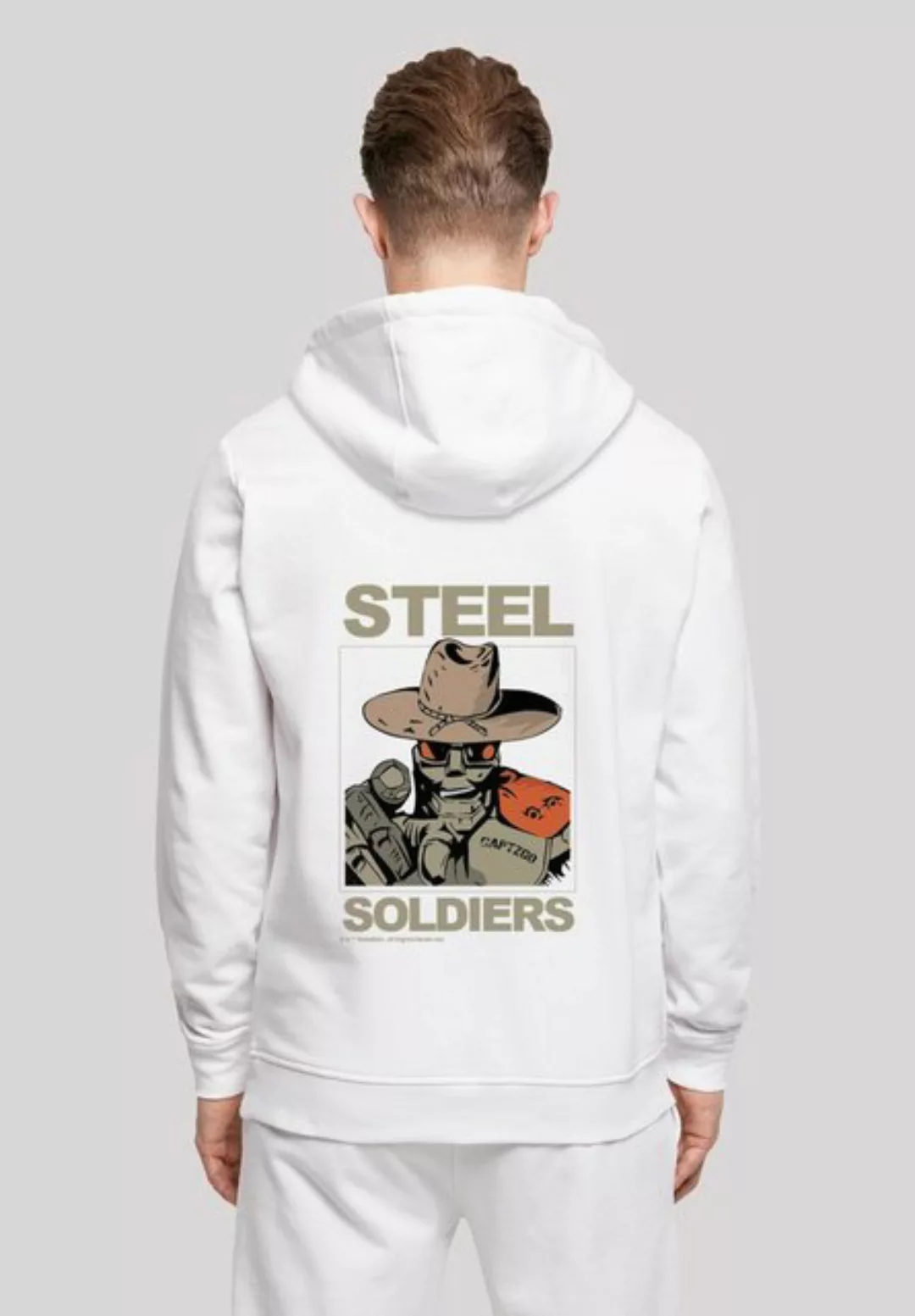 F4NT4STIC Kapuzenpullover Retro Gaming Steel Soldiers Print günstig online kaufen