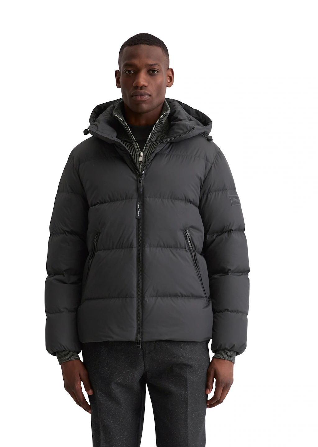 Marc OPolo Daunenjacke, mit Kapuze, mit 2-Wege-Zipper und abnehmbarer Kapuz günstig online kaufen