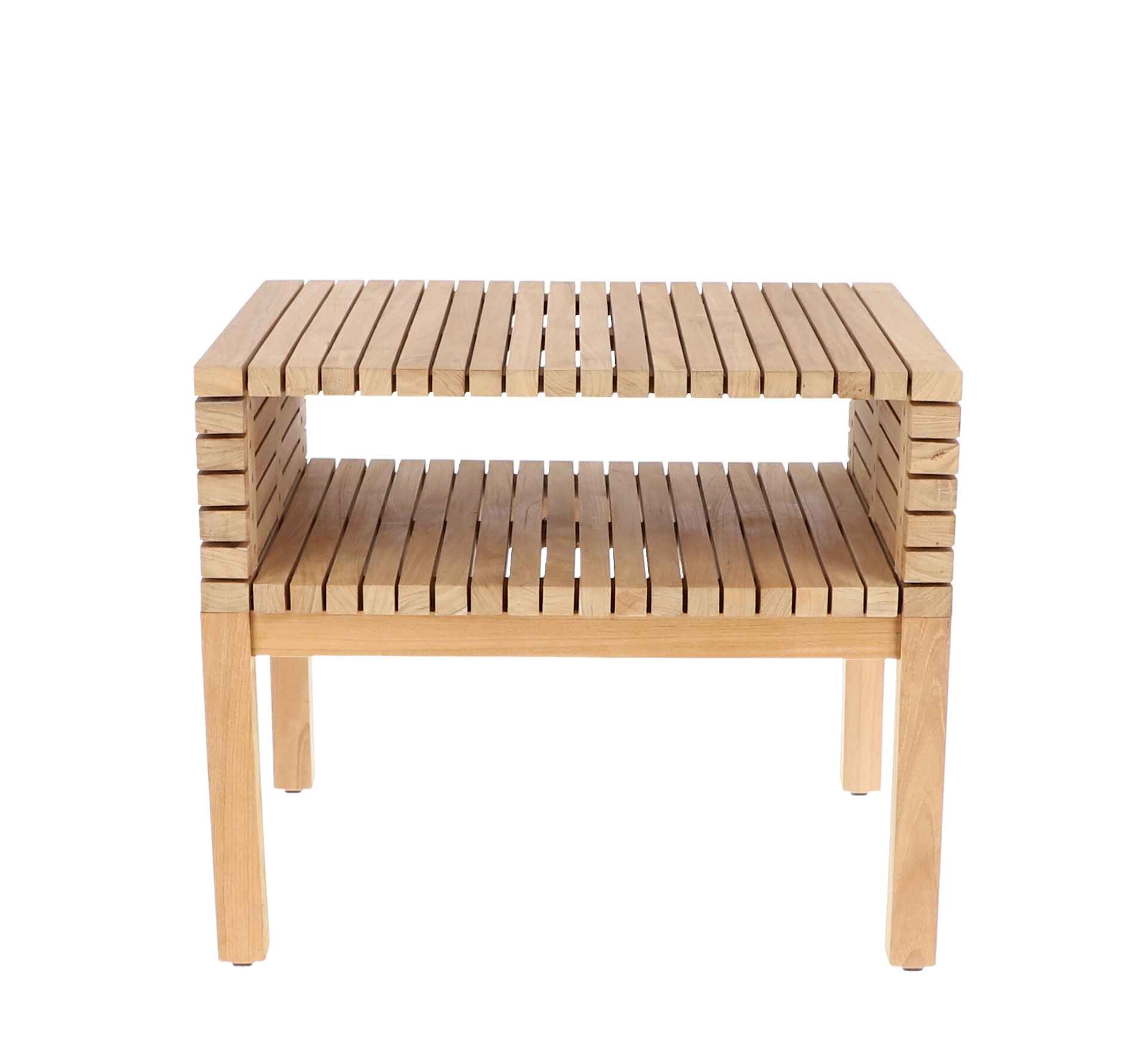 Garten Beistelltisch SAMOA mit Ablagefach 60 x 45 cm, 50 cm hoch günstig online kaufen