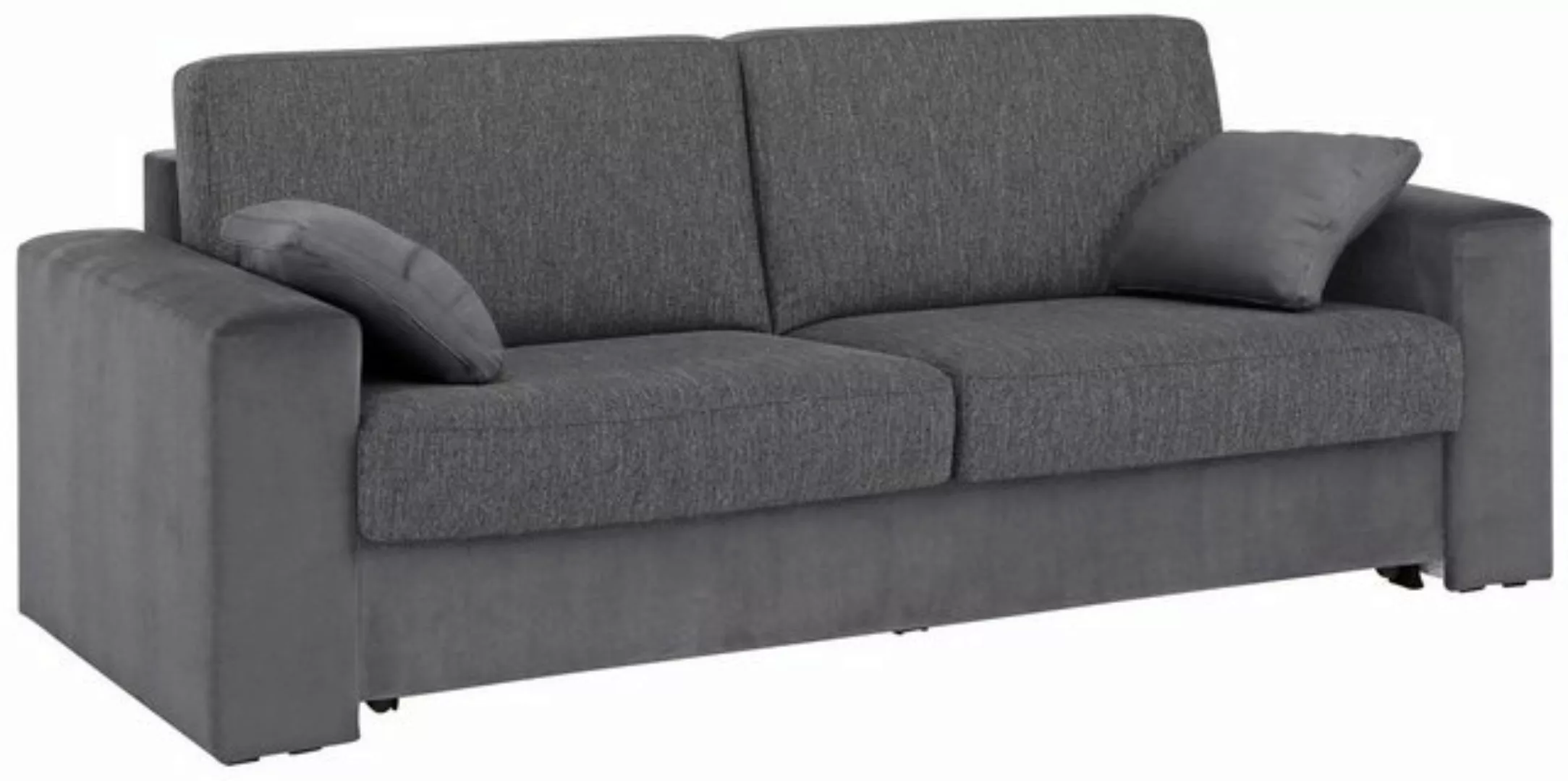 Home affaire Schlafsofa Roma Matratzenhöhe 14 cm, Dauerschlaffunktion, mit günstig online kaufen