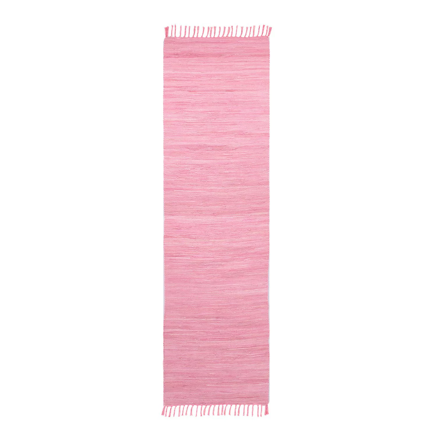 THEKO Teppich  Happy Co ¦ rosa/pink ¦ Baumwolle ¦ Maße (cm): B: 70 H: 0,5 T günstig online kaufen
