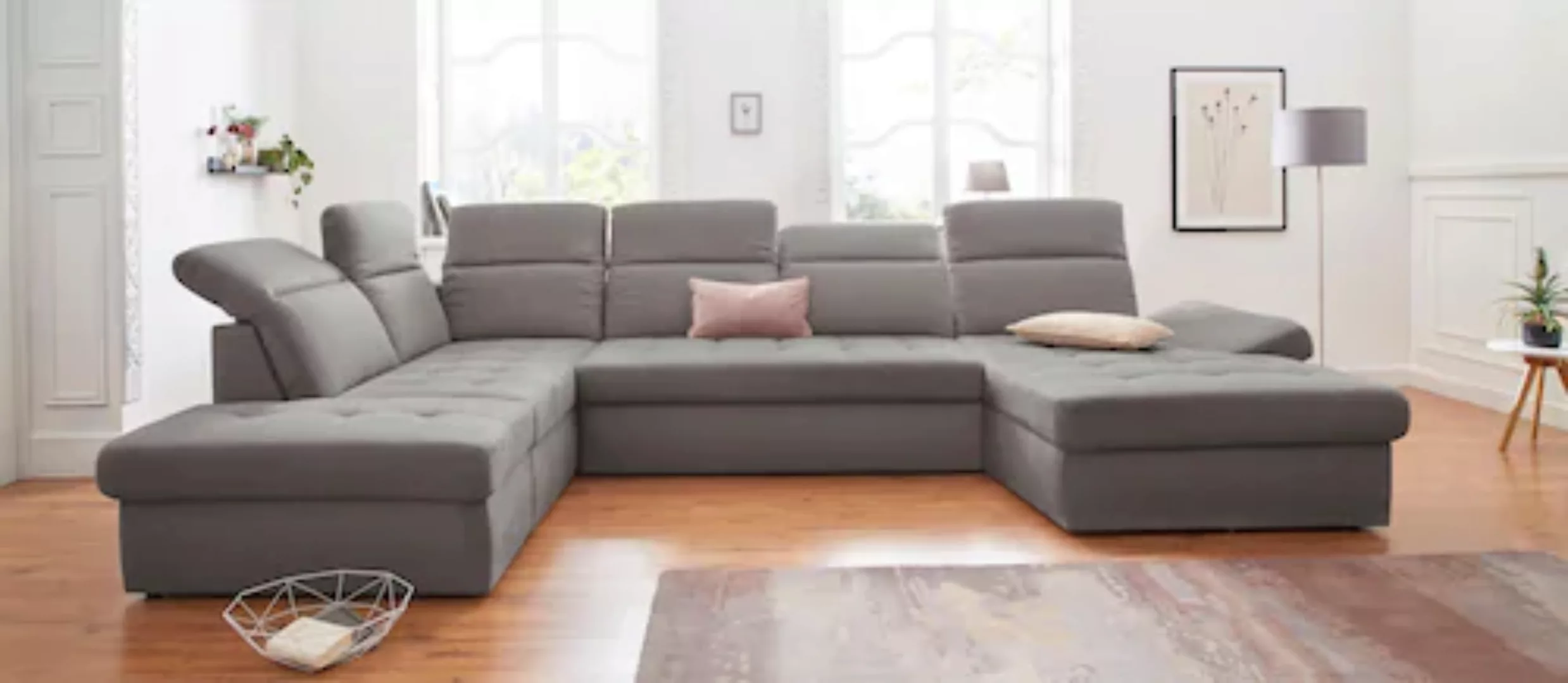 sit&more Wohnlandschaft "Stardust U-Form", inklusive Kopfteilverstellung un günstig online kaufen