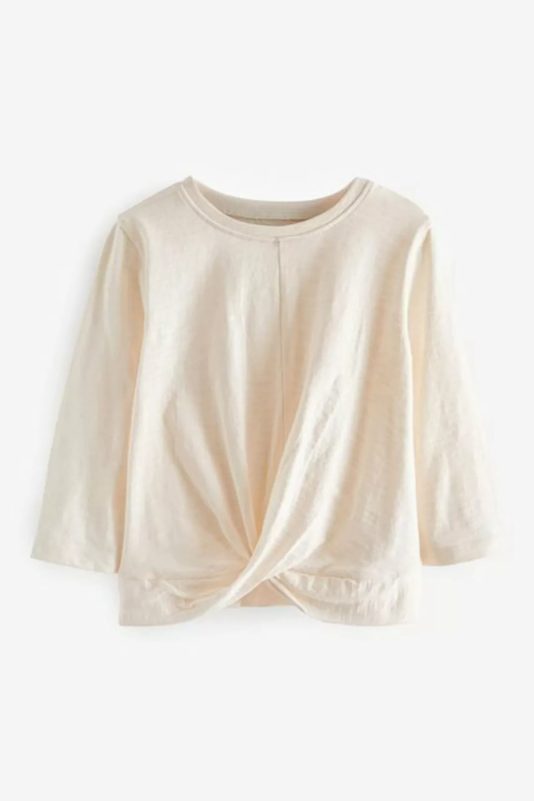 Next Langarmshirt Long Sleeve Twist Front T-Shirt (1-tlg) günstig online kaufen
